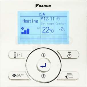 Daikin Air Conditioning Split and Sky Air -  Daikin Brc1e53a Premium Hardwired Remote