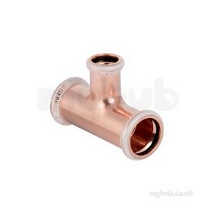 Mapress Copper Fittings -  Geberit Mps Cu 61240 Reb Tee 22x15x15