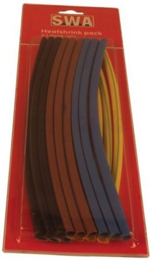 Swa Heat Shrink Sleeving -  Specialised Wiring Accesories Heatshrink Sleeving 6.4mm