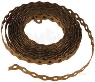 Swa Fixing Bands and Cable Ties -  Specialised Wiring Accesories Upvc Fixing Band 17mm X 10mtr Galvanised Steel (pack Of 10)