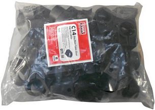 Swa Cable Cleats Conduit and Fittings -  Specialised Wiring Accesories No.7 Cable Cleat 17.8mm Black (pack Of 100)