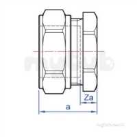 Kuterlite 600 Range Compression Fittings -  Pegler Yorkshire Kut K651cp Stop End C-cp 28