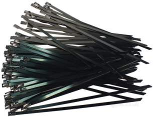 Swa Fixing Bands and Cable Ties -  Specialised Wiring Accesories 201-4.6 Roller Ball Ties Stainless Steel (pack Of 100)