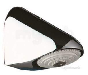 Delabie Showers -  Delabie Shower Head M1/2 Inch With 5 Ring Spray Grid For Walls 235mm
