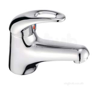 Pegler Luxury Bathroom Brassware -  Izzi 4g4094 Sl Mini Mono Basin-click Waste