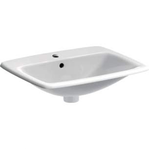 Geberit Sanitaryware -  Geberit Selnova Sq Countertop Basin 550x450 1 Tap Hole 501.466.00.7