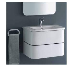 Roca Furniture and Vanity Basins -  Cala Base Unit For 650mm Basin Gls White