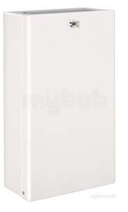 Delabie Accessories and Miscellaneous -  Delabie Wall Mounted Paper Towel Bin White Epoxy