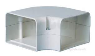 Inoac Trunking and Pipe Products -  Bbj Econ Fb-70 90 Deg Flat Bend B6039