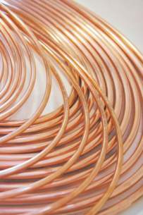 Coiled Copper Tube -  Lawton Tube Copper Tube Coil (21swg) 1/2 Inch (15m) Cc1215m