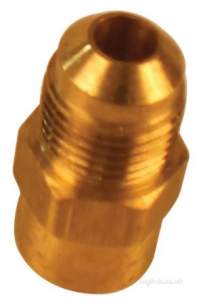Brass Fittings -  Parker Conntr 3/8mfl X 3/8nptf 46f-6-6
