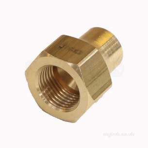 Brass Fittings -  Bullfinch Lgl N4-6 Flared Nut Long 3/8 Inch