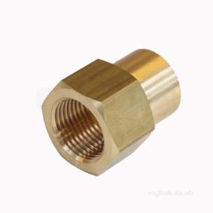 Brass Fittings -  Bullfinch Lgl N4-10 Flared Nut Long 5/8 Inch