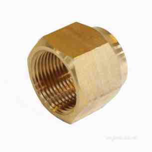 Brass Fittings -  Bullfinch Lgl Short Flared Nut 7/8 Inch