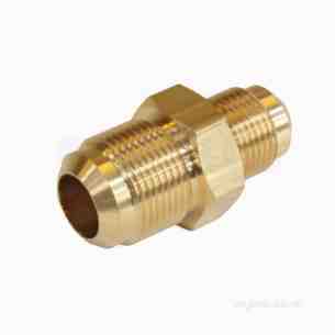 Brass Fittings -  Bullfinch Lgl Union Reducer Male Flared X Male Flared 3/4 X 5/8 Inch