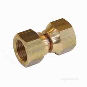 Brass Fittings -  Bullfinch Lgl Manifold Coupling Flared 1/2 Inch