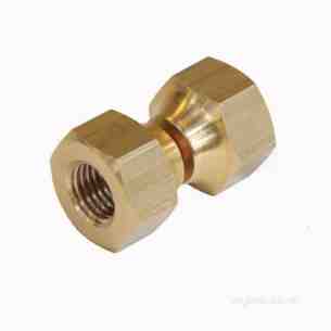 Brass Fittings -  Bullfinch Lgl Manifold Coupling Flared 1/4 Inch