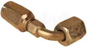 Flexible Hose Lines -  Parker 285-4 90 Degree Ends 23921-4-4