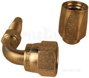Flexible Hose Lines -  Parker 285-6 90 Degree Ends 27921-6-6