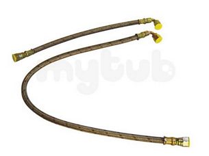 Flexible Superhoze Lines -  Javac Ptfe Braided Hose 24 Inch Stainless Steel