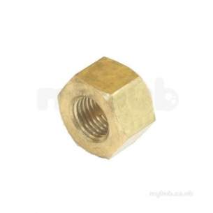 Brass Fittings -  Bullfinch Lgl Flared Cap Nut 1/4 Inch