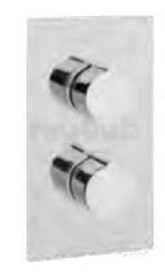 Eastbrook Brassware -  Eastbrook Twin Control Shower Valve Only Ch