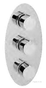 Eastbrook Brassware -  Eastbrook Oval Triple Plate Square Rings Ch