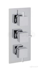 Eastbrook Brassware -  Eastbrook Square Triple Plate Square Rings Ch