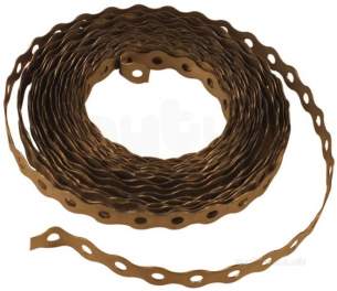 Swa Fixing Bands and Cable Ties -  Specialised Wiring Accesories Upvc Fixing Band 17mm X 10mtr Galvanised Steel (pack Of 10)