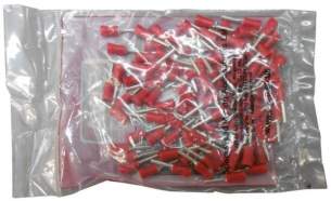Electrical Accessories and Components -  Specialised Wiring Accesories Pin Terminal 12mm Red (pack Of 100)