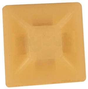 Swa Fixing Bands and Cable Ties -  Specialised Wiring Accesories Cable Tie Mount 19 X 19mm Natural