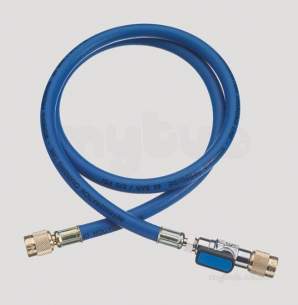 Service Tools and Equipment -  Javac Heavy Duty Hose Comes With Ball Valve 72 Inch Blue