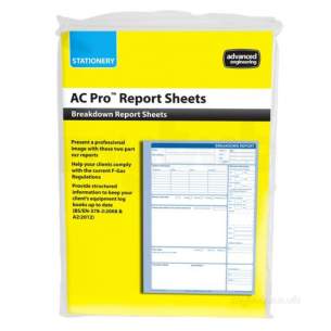 Advanced Engineering Limited -  Advanced Engineering Ac-pro Breakdown Reports
