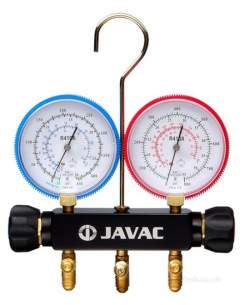 Service Tools and Equipment -  Javac 2-valve Manifold Without Sight Glass (r410a)