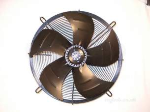 Fan Motors and Spares -  Pole Star 3 Phase 4 Pole Mounted Axial Sucking Fan 500mm