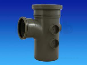 Osma Above Ground Drainage -  Compact S/s Uneq 5boss Bch 87.5 6cs898-e