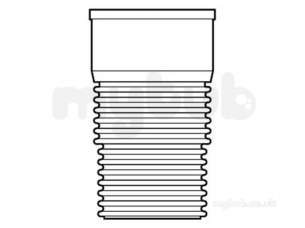 Twinwall Pipe and Fittings -  150mm S/s Adaptor-150mmur/tw 6tw145