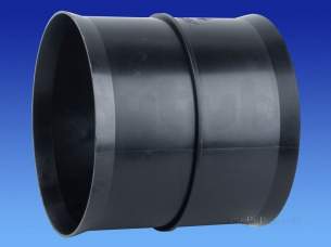 Twinwall Pipe and Fittings -  Wavin 150mm D/s Coupler 6tw205