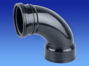 Twinwall Pipe and Fittings -  Wavin 150mm D/s Bend-6tw560 6tw560