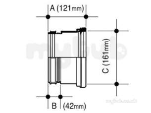 Wavin UltraRib Large Diameter Drainage -  Wavin Ur Adapt-ursptxbsskt Bn 150 Sn8 S/ 6ur143