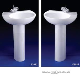 Ideal Standard Create -  Ideal Standard Drift E3082 560 X 460mm One Tap Hole Right Hand Basin White