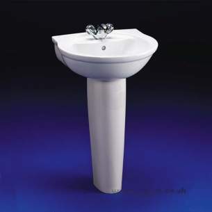 Ideal Standard Alto -  Ideal Standard Alto E7455 550mm One Tap Hole Basin White