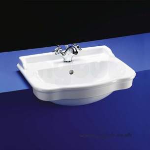 Ideal Standard Classic -  Ideal Standard Reflections E4471 560mm One Tap Hole Semi-countertop Basin Wh Obsolete