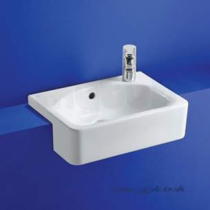 Ideal Standard Concept -  Ideal Standard Cube E793401 500mm 1rth S/c Sht Basin Wh