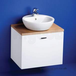 Ideal Standard Concept -  Ideal Standard Sphere E803901 430mm One Tap Hole Vessel Basin White