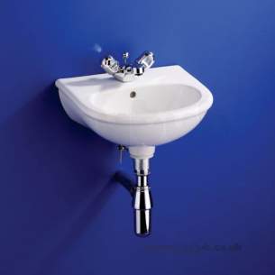 Armitage Camargue -  Armitage Shanks Camargue S2789 470mm Two Tap Holes C/room Basin Wh