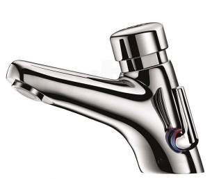 Delabie Basin Mixers -  Delabie Tempomix 2 Ab Basin Mix M1/2 Inch 7sec 15 Comp Fit Plus Stopcocks