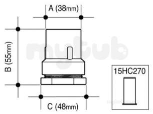 Wavin Civils -  71902580 25mm Trigonx3/4 In Fbsp Couplng