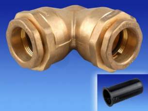 Wavin Civils -  Trigon Brass Elbow 90 Degree Bz 63 12.5 71906590