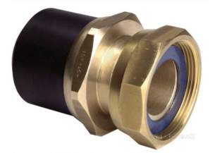 Georg Fischer Black Electrofusion Pe Fittings -  Georg Fischer Pe Spig Adpt Fi Brass L/nut 40-1.1/2